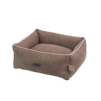Produktbild von Nobby Hundebett Linou eckig braun Stoff 60 x 48 x 19 cm
