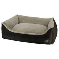Produktbild von Nobby Hundebett Okawa eckig braun aus Polyester 100 x 80 x 25 cm