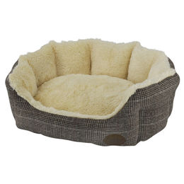 Produktbild von Nobby Hundebett Oti oval braun 86 x 70 x 24 cm