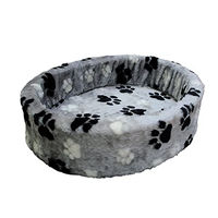 Produktbild von Nobby Hundebett Pfote aus Plüsch Grau 60 cm - 60 cm