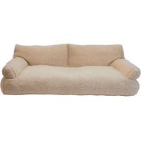Produktbild von Nobby Hundebett Plüschsofa Classic Teddy beige Größe L