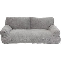 Produktbild von Nobby Hundebett Plüschsofa Classic Teddy Grau