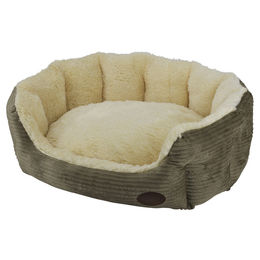 Produktbild von Nobby Hundebett Shashe oval braun 86 x 70 x 24 cm