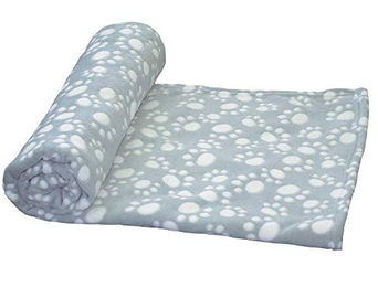 Produktbild von Nobby Hundedecke Classic Emmi Fleece grau Größe M 75 x 100 cm