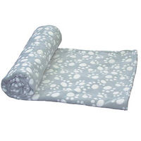 Produktbild von Nobby Hundedecke Classic Emmi Fleece Plaid Grau 100 x 150 cm - 1 Stk.