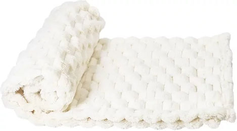 Nobby Hundedecke Diamond Classic Fleece in Beige Weiß Größe L 100 x 150 cm – Bild 1 von 2