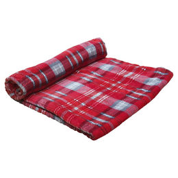 Produktbild von Nobby Hundedecke Fleece Kareli rot 100 x 150 cm - 100 cm