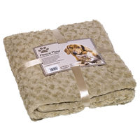 Produktbild von Nobby Hundedecke Fleece Plaid Super Soft beige Größe M