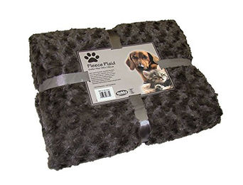 Nobby Hundedecke Fleece Plaid Super Soft grau Größe M 100 x 150 cm – Bild 1 von 4