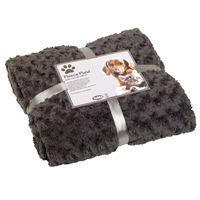 Produktbild von Nobby Hundedecke Fleece Plaid Super Soft grau Größe S 60 x 85 cm