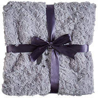 Produktbild von Nobby Hundedecke Fleece Plaid Super Soft Grau Größe S 60 x 85 cm