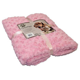 Produktbild von Nobby Hundedecke Fleece Plaid Super Soft Rosa Größe M
