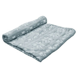 Produktbild von Nobby Hundedecke Fleece Xmas Flokon Grau 100 x 150 cm