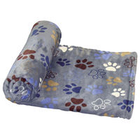 Produktbild von Nobby Hundedecke Lissi Classic Fleece Grau 50 x 75 cm