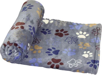 Nobby Hundedecke Lissi Classic Fleece Plaid Grau Größe M – Bild 1 von 5