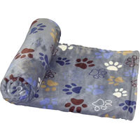 Produktbild von Nobby Hundedecke Lissi Classic Fleece Plaid Grau Größe M