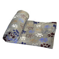 Produktbild von Nobby Hundedecke Lissi Classic Fleece Plaid hellgrau 75 x 100 cm