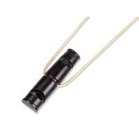 Produktbild von Nobby Hundedressurpfeife aus Büffelhorn zwei-Ton 7 cm Natur Schwarz - 1 Stk.