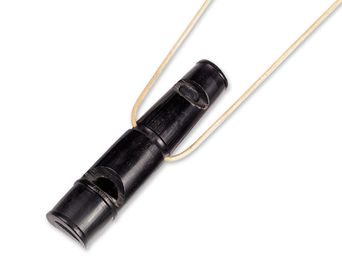 Nobby Hundedressurpfeife aus Büffelhorn zwei-Ton 9 cm - 9 cm – Bild 1 von 2