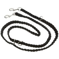 Produktbild von Nobby Hundeführleine aus Nylon geflochten Schwarz 200 cm x 25 mm