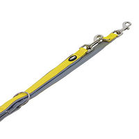 Produktbild von Nobby Hundeführleine Classic Preno aus Nylon gelb/grau 200 cm - 1 Stk.
