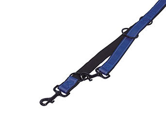 Produktbild von Nobby Hundeführleine Classic Reflect Soft Nylon blau schwarz XS 200 cm - 1 Stk.