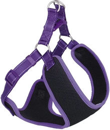 Nobby Hundegeschirr Black Mesh Reflect Lila Schwarz 48-56cm - 1 Stk. – Bild 1 von 3