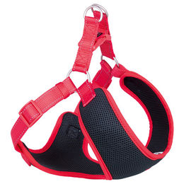 Nobby Hundegeschirr Black Mesh Reflect Rot Grösse L – Bild 1 von 3