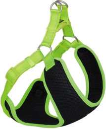 Nobby Hundegeschirr Black Mesh Reflect Schwarz Gelb Größe S – Bild 1 von 3