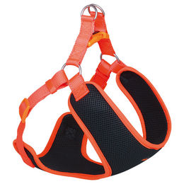 Nobby Hundegeschirr Black Mesh Reflect Schwarz Orange Größe L – Bild 1 von 3