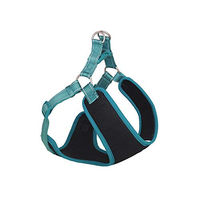 Produktbild von Nobby Hundegeschirr Black Mesh Reflect Türkis Größe L