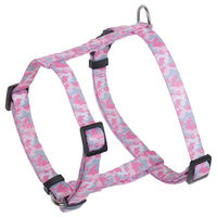 Produktbild von Nobby Hundegeschirr Camouflage Pink Nylon für Welpen 20-35 cm verstellbar