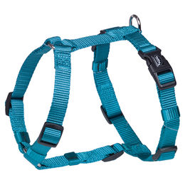 Nobby Hundegeschirr Classic aus Nylon in Blau Türkis mit Brustumfang 30-50 cm – Bild 1 von 4