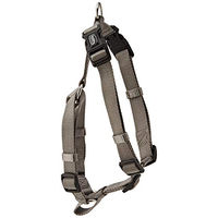 Produktbild von Nobby Hundegeschirr Classic aus Nylon in Mausgrau mit Brustumfang 50-70 cm