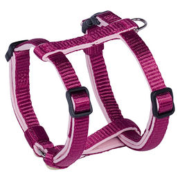Nobby Hundegeschirr Classic Preno Mini aus Nylon für Welpen in Rosa/Rot Grösse XS – Bild 1 von 3