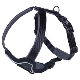 Nobby Hundegeschirr Classic Preno Mini aus Nylon Schwarz Grau XS – Bild 1 von 2