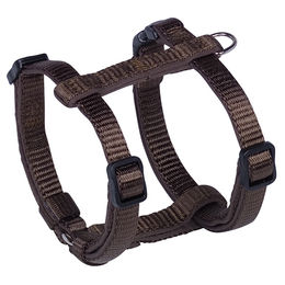 Nobby Hundegeschirr Classic Preno Mini Brustgeschirr aus Nylon für Welpen Braun XS – Bild 1 von 3