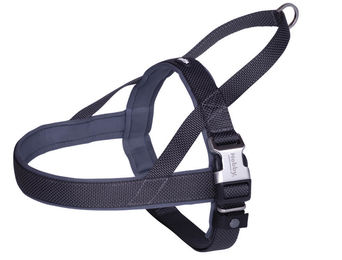 Produktbild von Nobby Hundegeschirr Classic Preno Royal dunkelgrau Nylon Größe L 38-50cm + 36cm wasserabweisend
