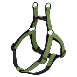 Nobby Hundegeschirr Classic Reflect Soft aus Neopren und Nylon in Lindgrün/Schwarz mit Brustumfang 40-56 cm – Bild 1 von 3