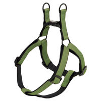 Produktbild von Nobby Hundegeschirr Classic Reflect Soft aus Neopren und Nylon in Lindgrün/Schwarz mit Brustumfang 40-56 cm