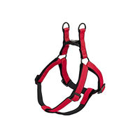 Produktbild von Nobby Hundegeschirr Classic Reflect Soft Nylon Schwarz Grau Rot Größe M