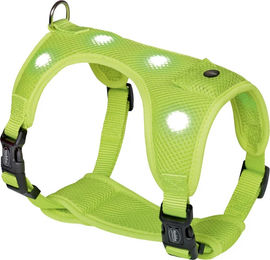 Nobby Hundegeschirr Flash Mesh neongelb Größe S – Bild 1 von 2