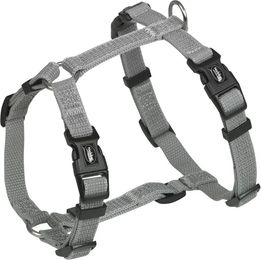 Nobby Hundegeschirr Full Reflect Grau Nylon Größe S/M – Bild 1 von 2