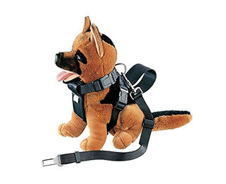 Nobby Hundegeschirr mit Sicherheitsgurt Schwarz Größe L – Bild 1 von 4
