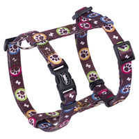 Produktbild von Nobby Hundegeschirr Pet Paw Nylon Bunt Größe L für Welpen und kleine Hunde
