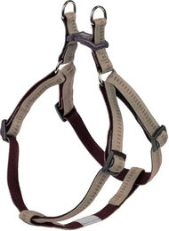 Nobby Hundegeschirr Soft Grip aus Nylon Beige Braun L/XL (Brustumfang 60-86 cm) – Bild 1 von 3