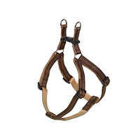 Produktbild von Nobby Hundegeschirr Soft Grip aus Nylon braun Brustumfang 40-56 cm