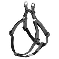 Produktbild von Nobby Hundegeschirr Soft Grip aus Nylon dunkelgrau/schwarz S/M (Brustumfang 40-56 cm)