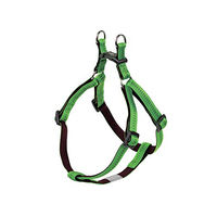 Produktbild von Nobby Hundegeschirr Soft Grip aus Nylon hellgrün/braun Brustumfang 40-56 cm