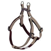 Produktbild von Nobby Hundegeschirr Soft Grip aus Nylon in Beige/Braun mit Brustumfang 40-56 cm